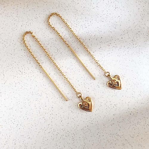 Astor & Orion Women's Heart Threaders In Gold In Gold