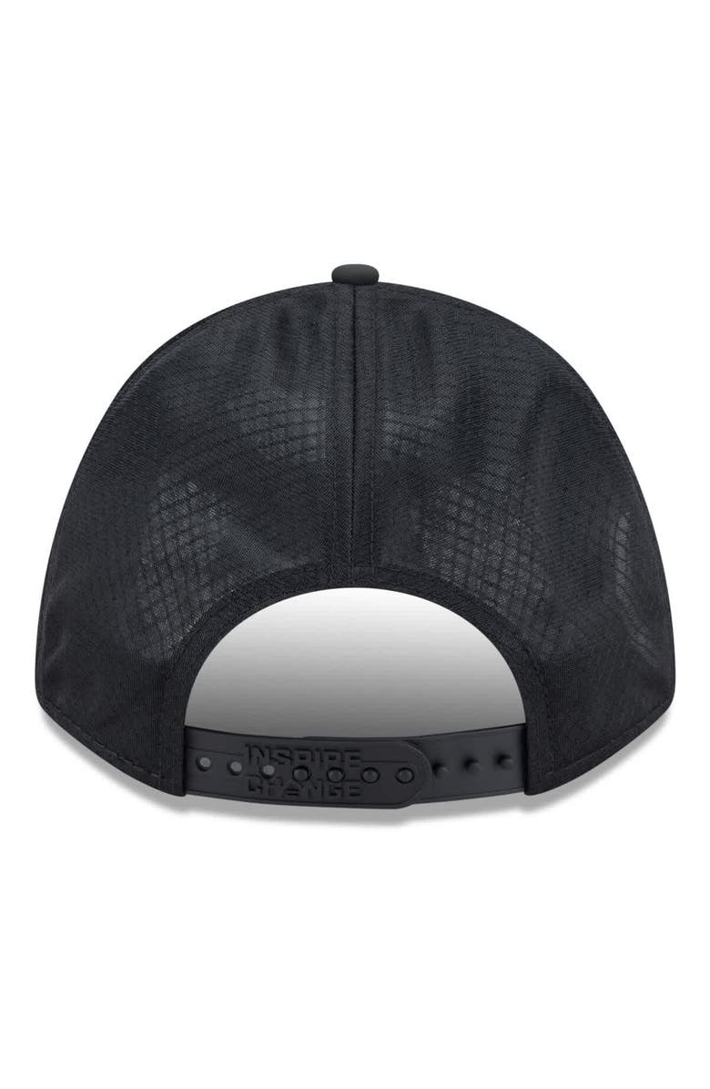 New Era Men's New Era Black Miami Dolphins 2025 Inspire Change 9FORTY M-Crown Adjustable Hat, Alternate, color, Black