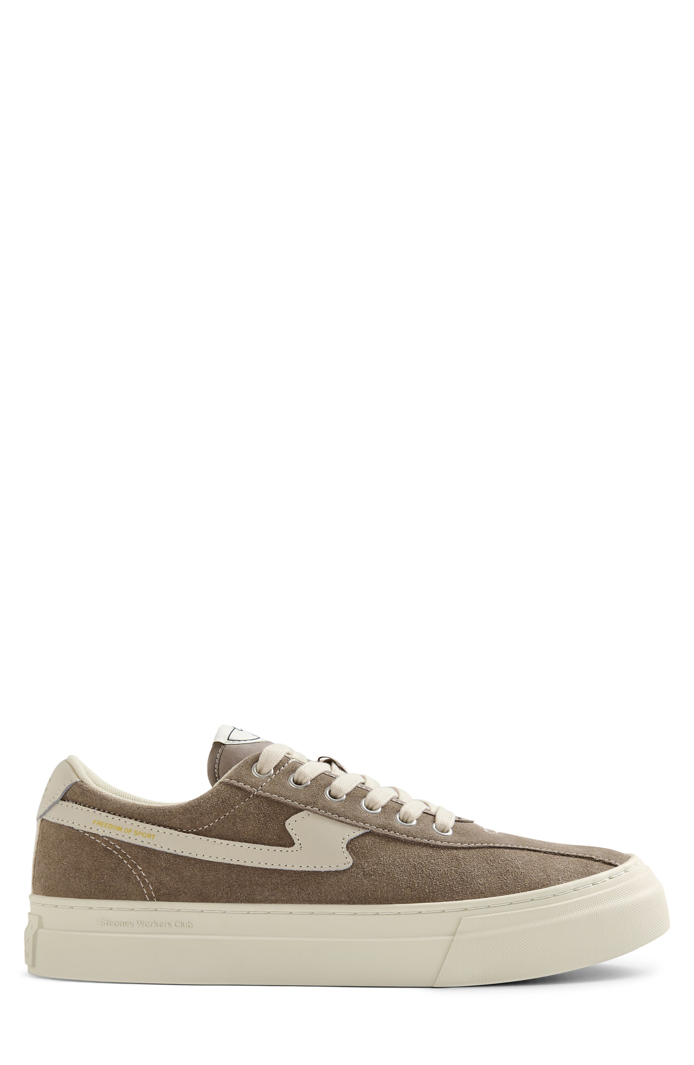 Dellow S-Strike Suede Sneaker, Alternate, color, WARM GREY