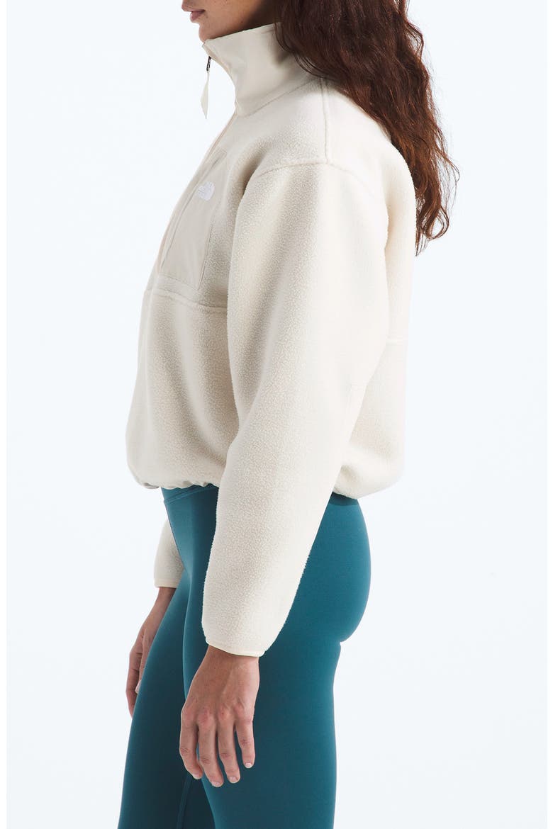 Yumiori Off Peak Recycled Fleece Pullover, Alternate, color, WHITE DUNE
