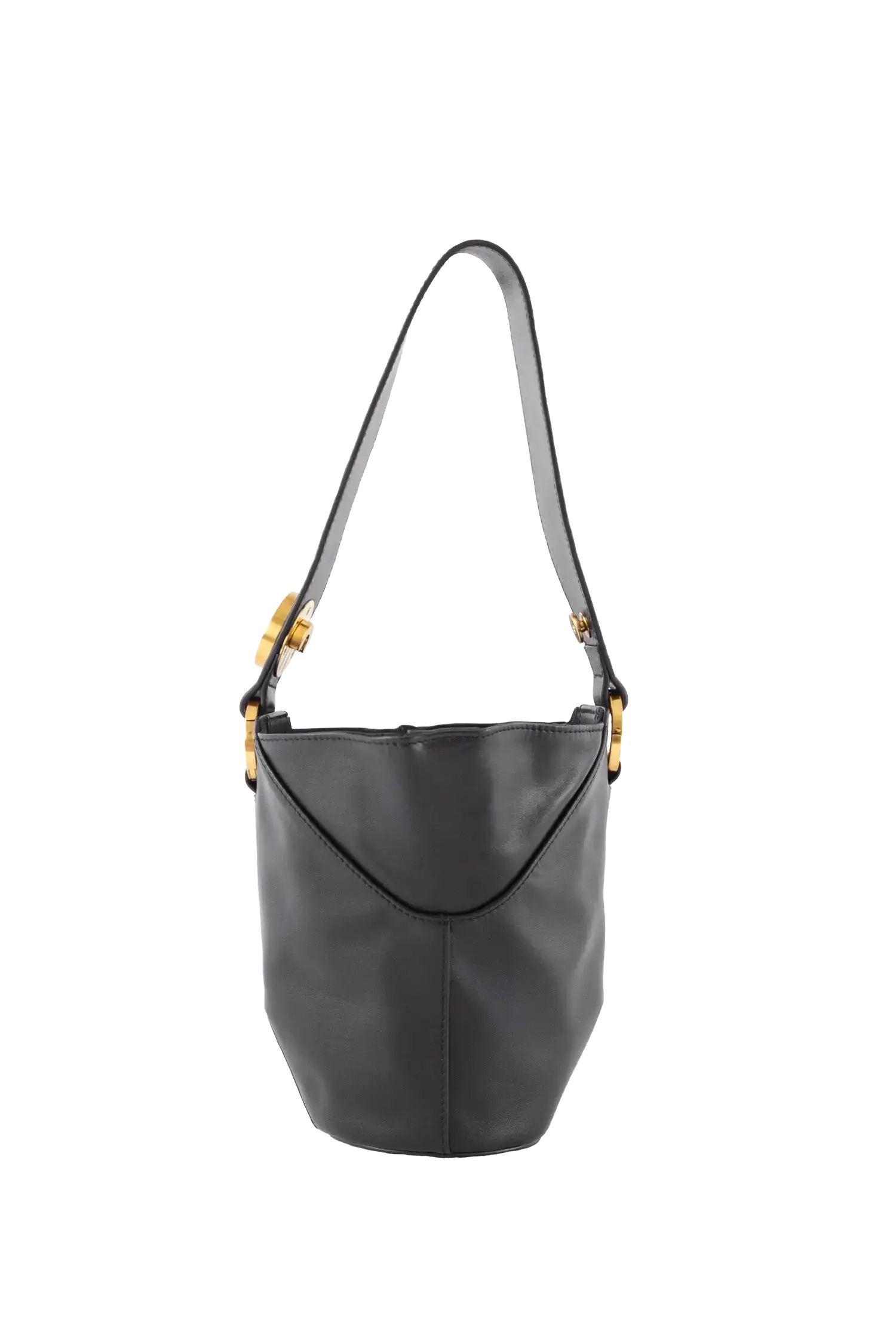 Esthera 9PM Leather Shoulder Bag, Alternate, color, Black