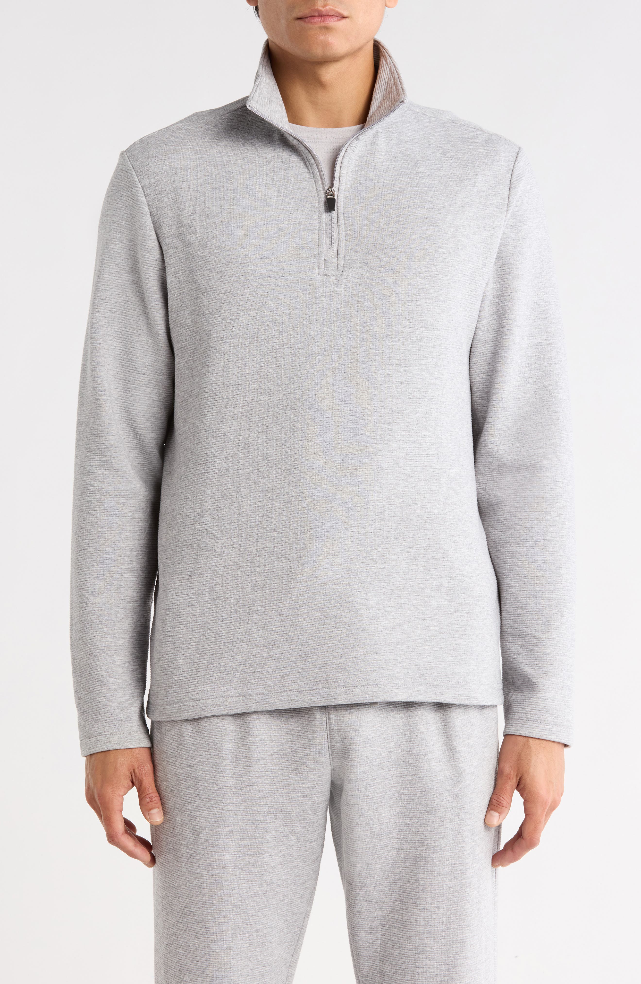 Z by Zella Cascade Ottoman Quarter Zip Sweatshirt