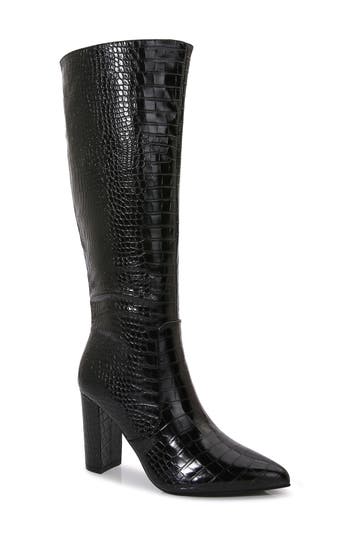 Berness Aster Pointed Toe Boot In Black