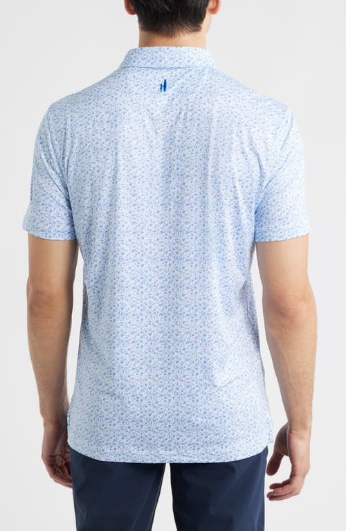 Johnnie-o Marietta Featherweight Prep-formance Jersey Polo In Blue