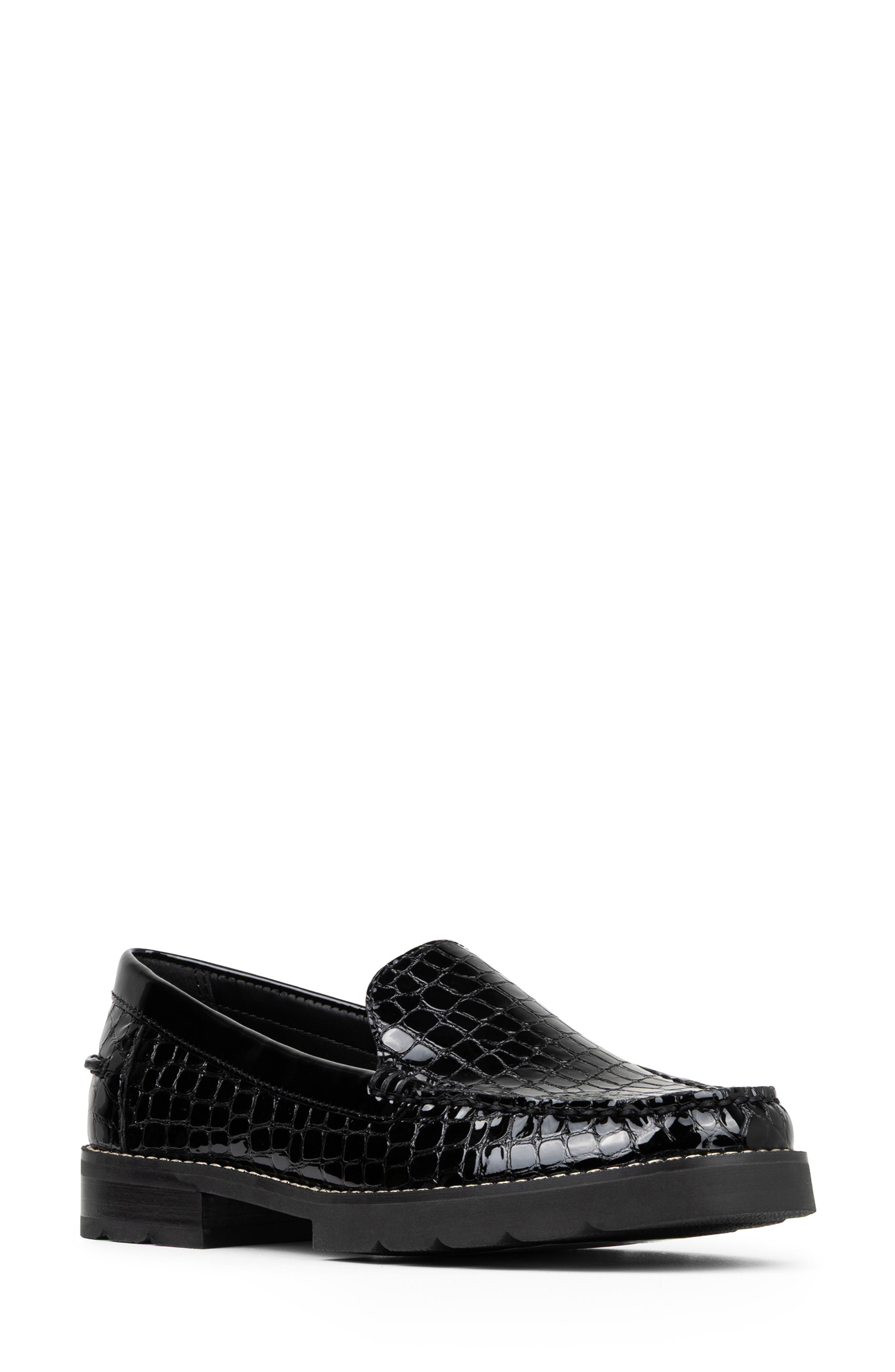 Donald Pliner Ombree Loafer, Main, color, Black