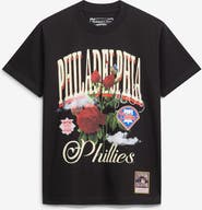 Mitchell & Ness Men's Mitchell & Ness Black Philadelphia Phillies Cooperstown Floral T-Shirt