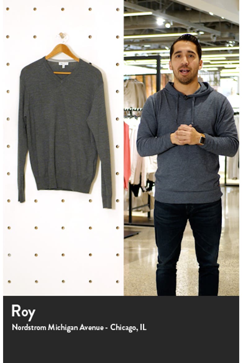 Crown Wool & Silk V-Neck Sweater video