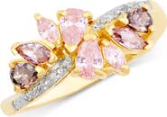 SAVVY CIE JEWELS Stone Twist Ring