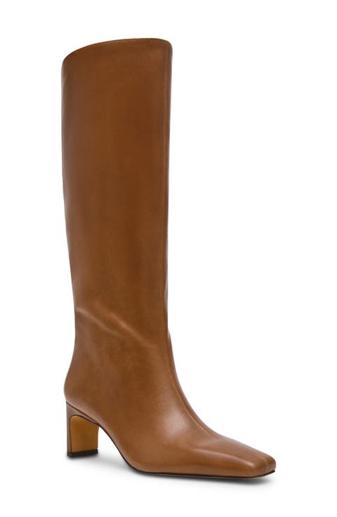 Jendi Leather Knee High Boot