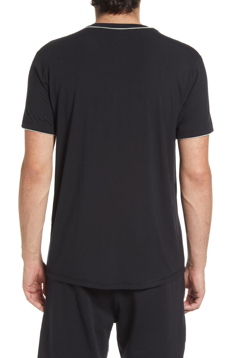 BEDFELLOW Men's V-Neck Pajama T-Shirt, Alternate, color, 