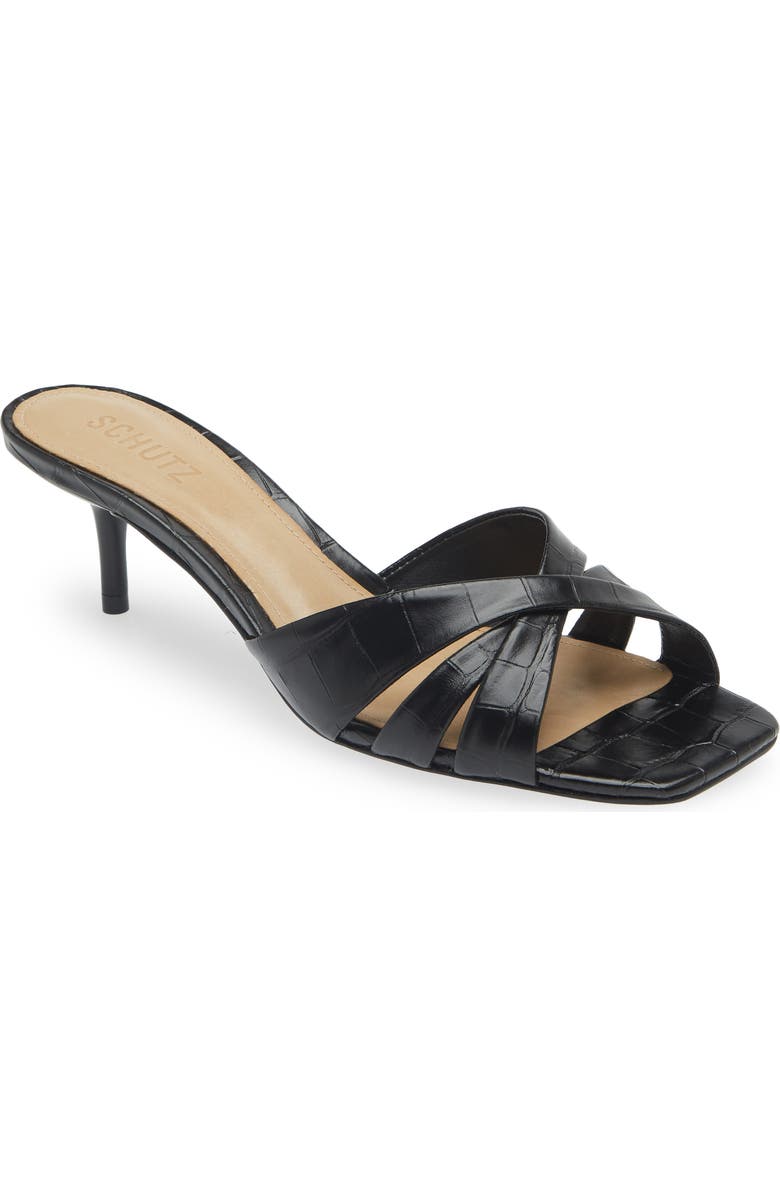 Schutz Keefa Kitten Heel Sandal, Main, color,