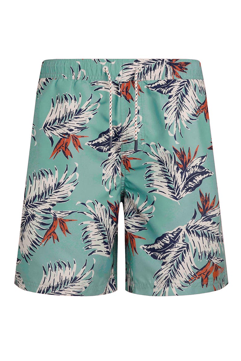 Belukha Printed Swim Shorts, Alternate, color, Mineral Blue