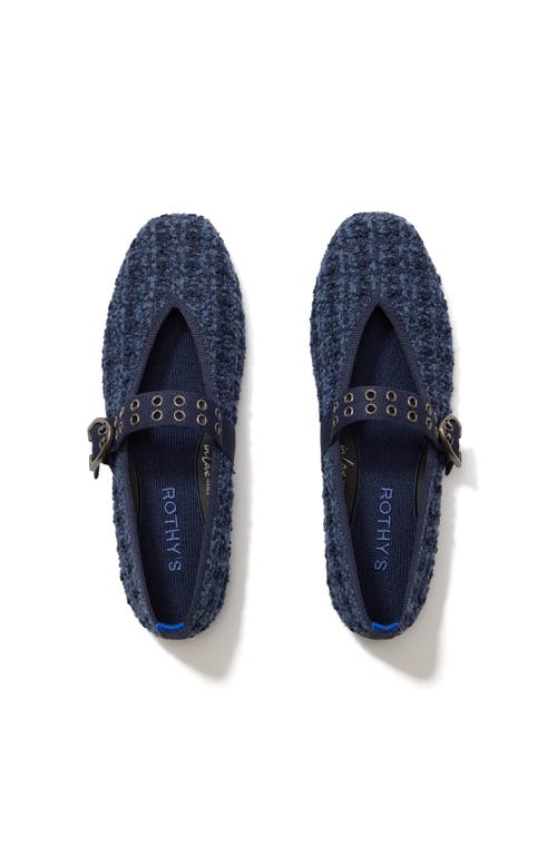 Rothys Rothy's The Max Buckle Mary Jane In Blue