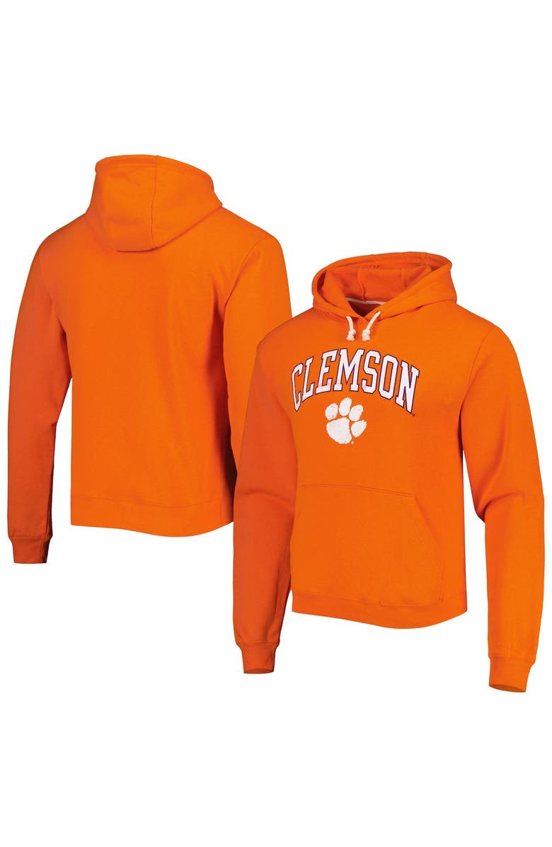 LEAGUE COLLEGIATE WEAR Men's League Collegiate Wear Orange Clemson Tigers Arch Essential Pullover Hoodie, Main, color, Orange