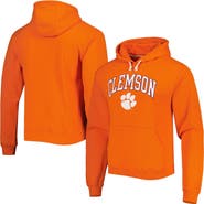 LEAGUE COLLEGIATE WEAR Men's League Collegiate Wear Orange Clemson Tigers Arch Essential Pullover Hoodie