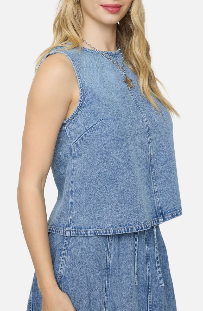 Blu Pepper Denim Top, Alternate, color, Denim