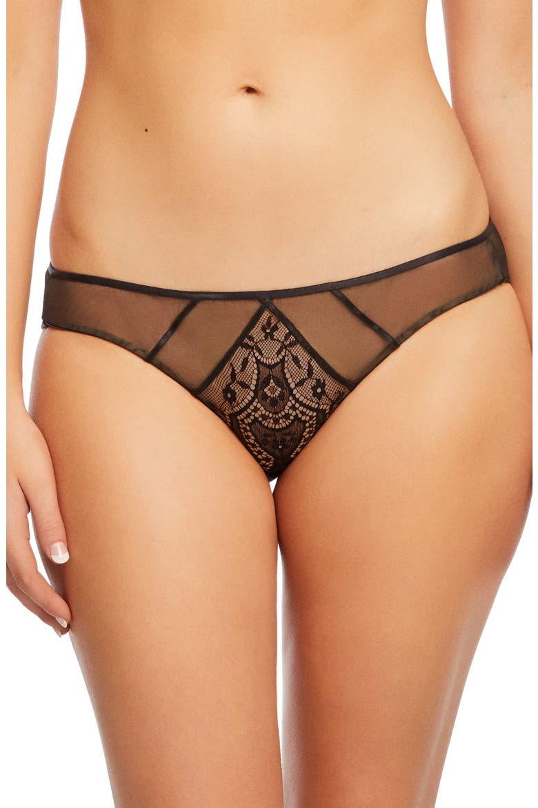 Maestra Lace Bikini, Main, color, BLACK
