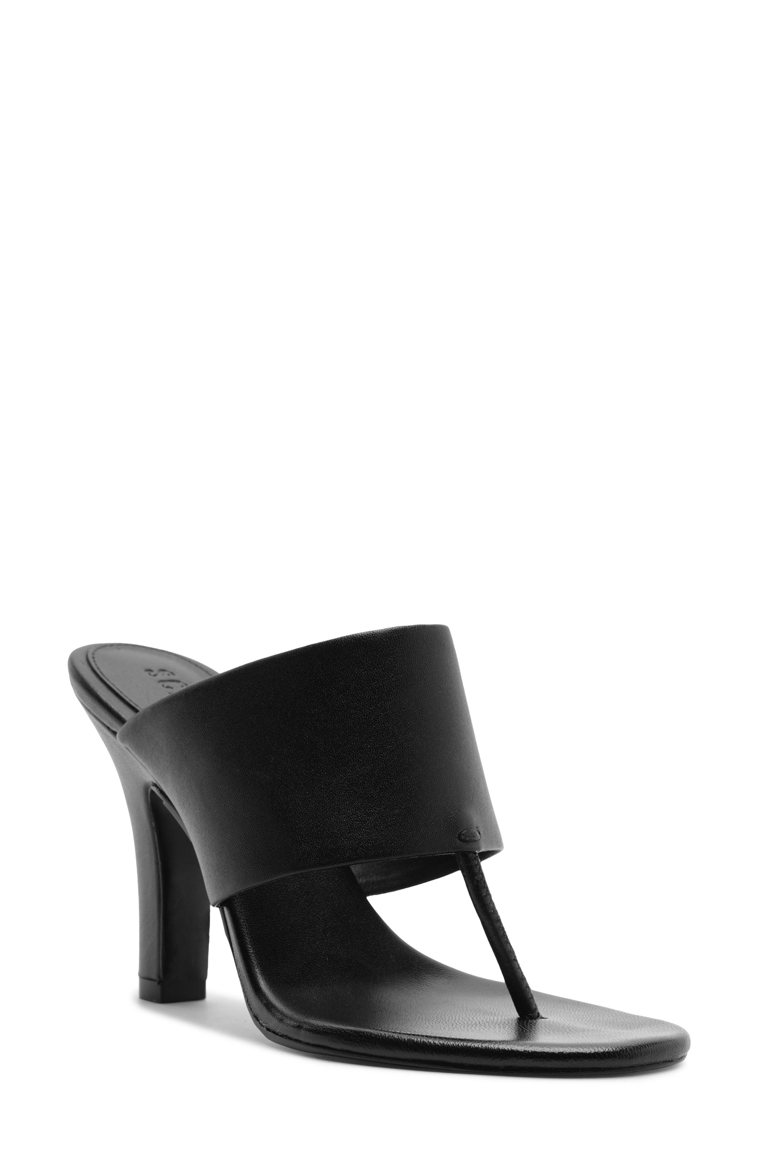 Schutz Martha Thong Sandal, Main, color, Black