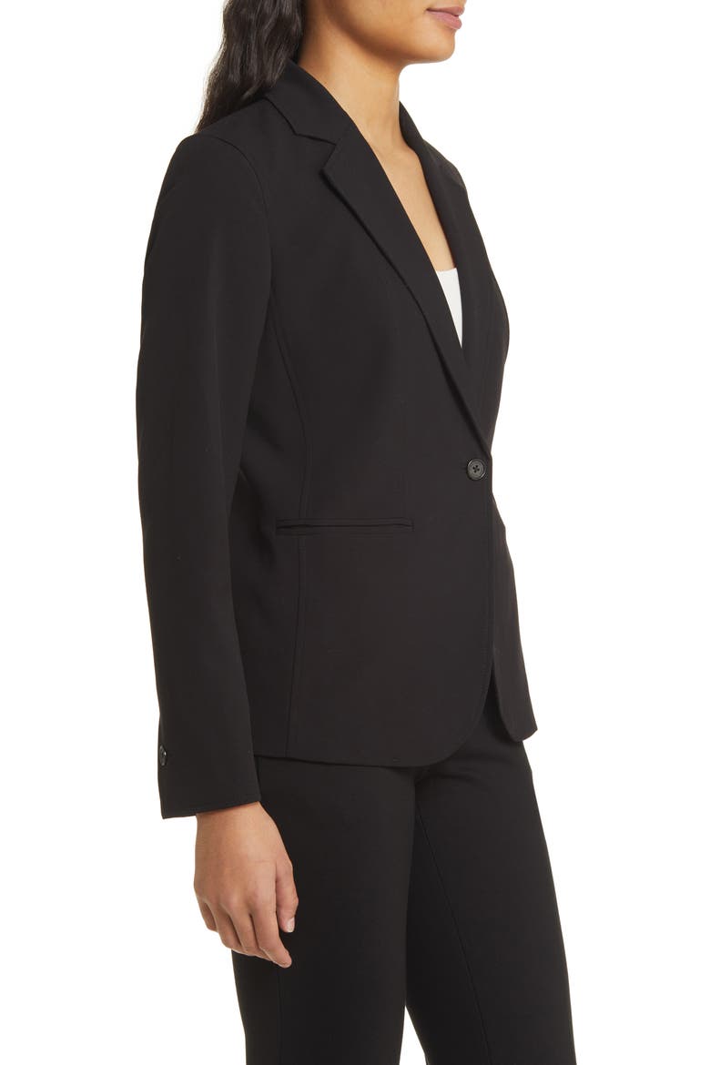 Mélange Jacket, Alternate, color, ANNE BLACK