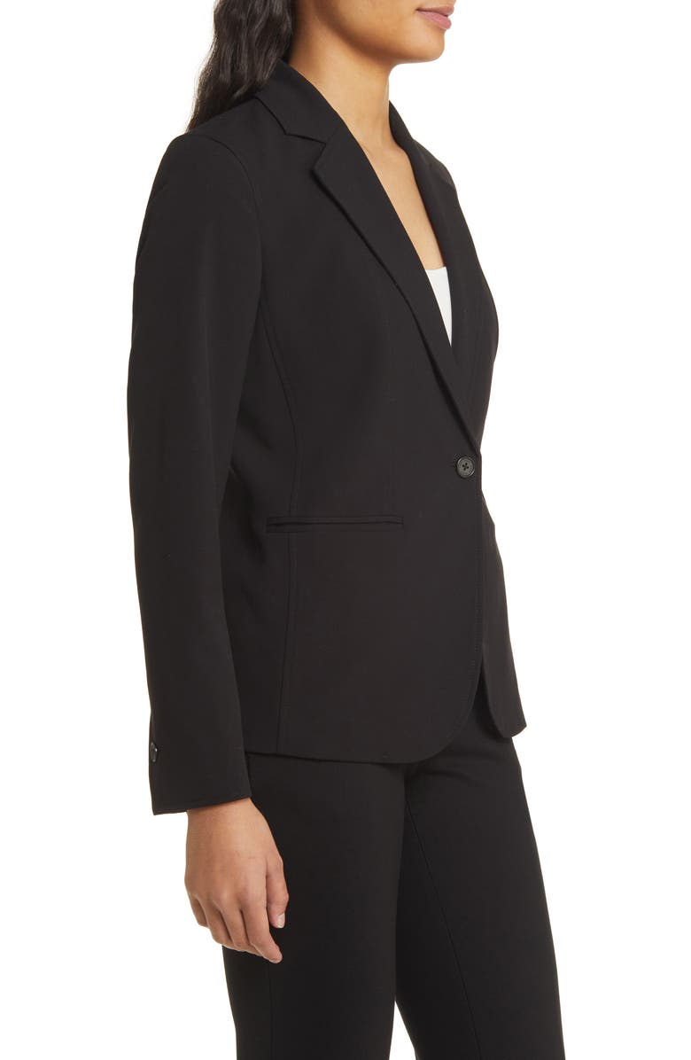 Anne Klein Mélange Jacket, Alternate, color, Anne Black