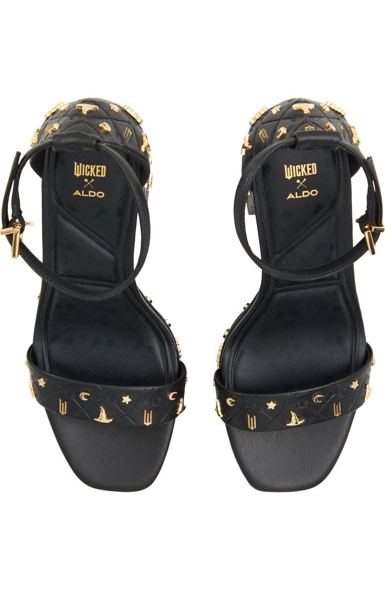 ALDO x Wicked Take Flight Ankle StrapPlatform Sandal, Alternate, color,