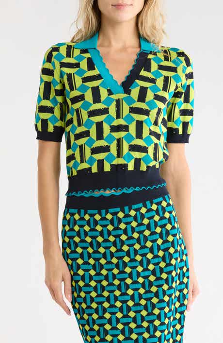 Hannah Scalloped Trim Top