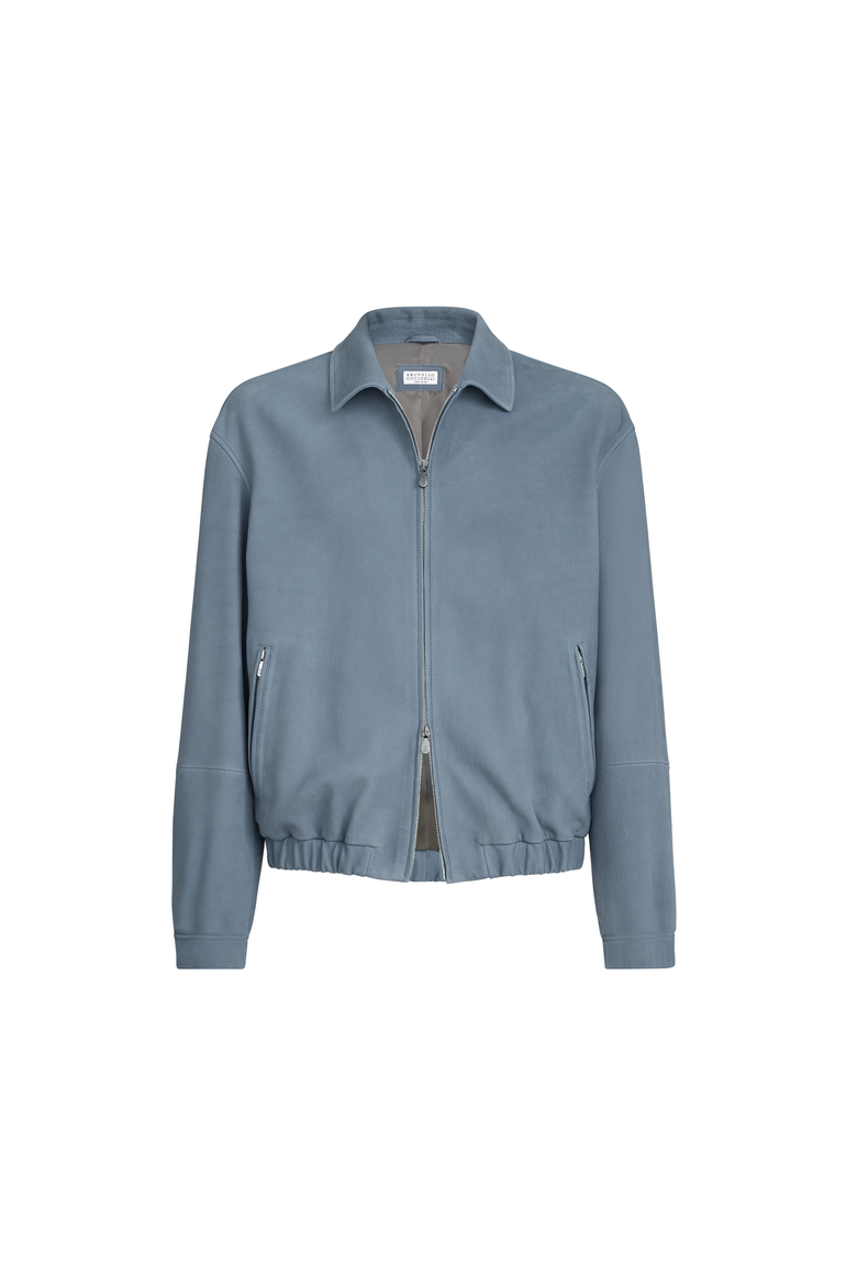 Nubuck outerwear jacket, Alternate, color, Slate