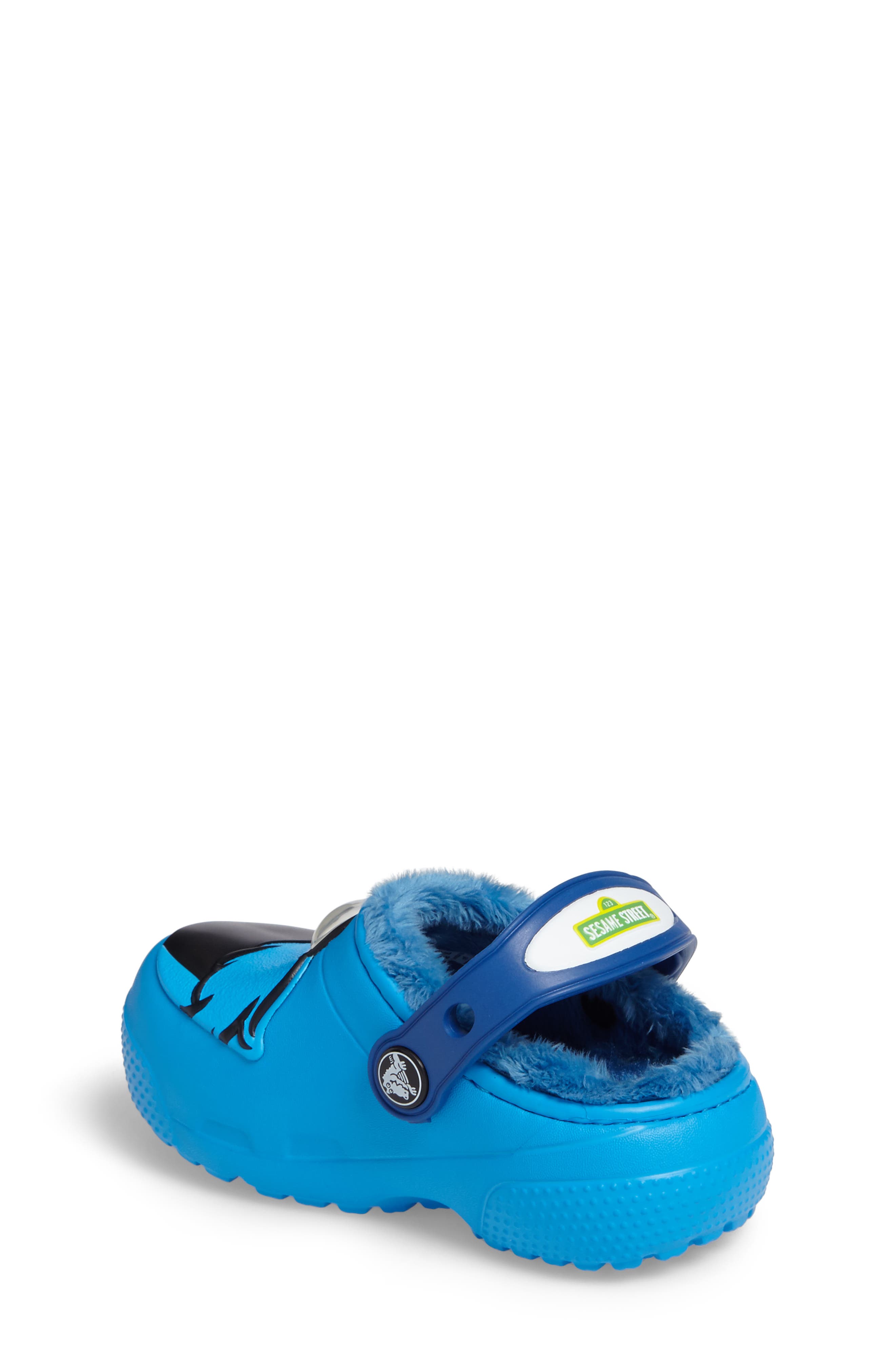CROCS <sup>™</sup> Fun Lab Faux Fur Cookie Monster Clog, Alternate, color, 