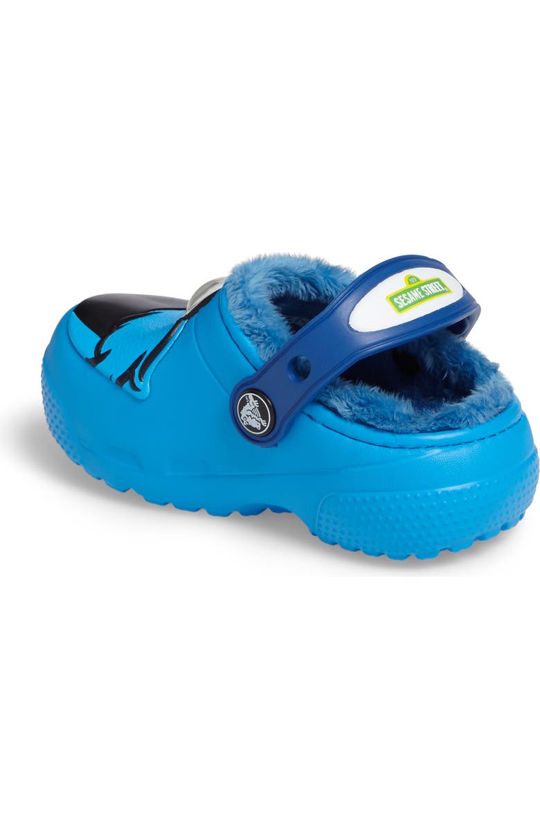 CROCS <sup>™</sup> Fun Lab Faux Fur Cookie Monster Clog, Alternate, color,