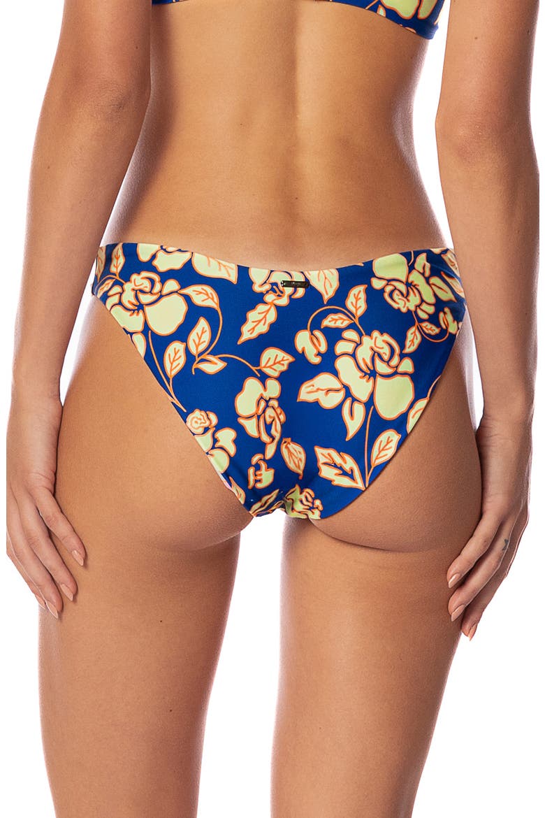 Cobalt Flora Splendour Reversible Bikini Bottoms, Alternate, color, BLUE