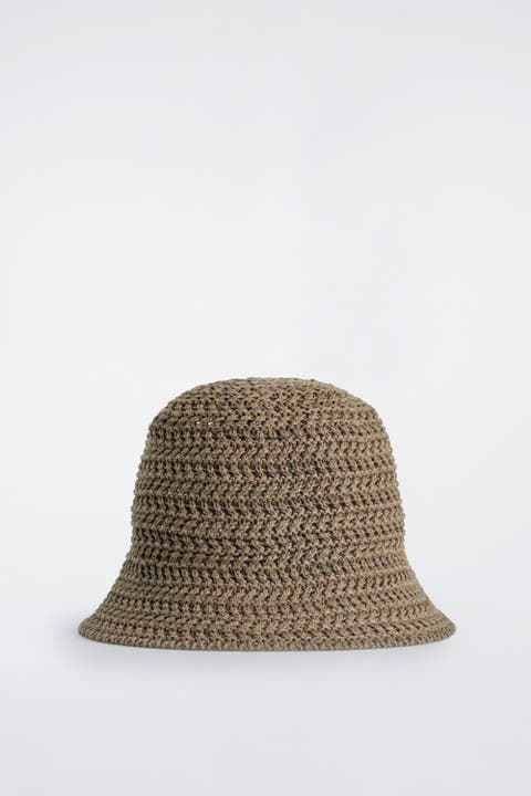 Open-knit Bucket Hat