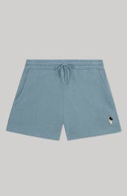 Dalix Womens Astronaut Midweight Washed Fleece Shorts
