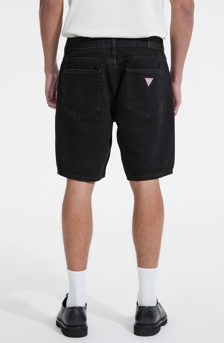 GUESS ORIGINALS Denim Shorts, Alternate, color, Black