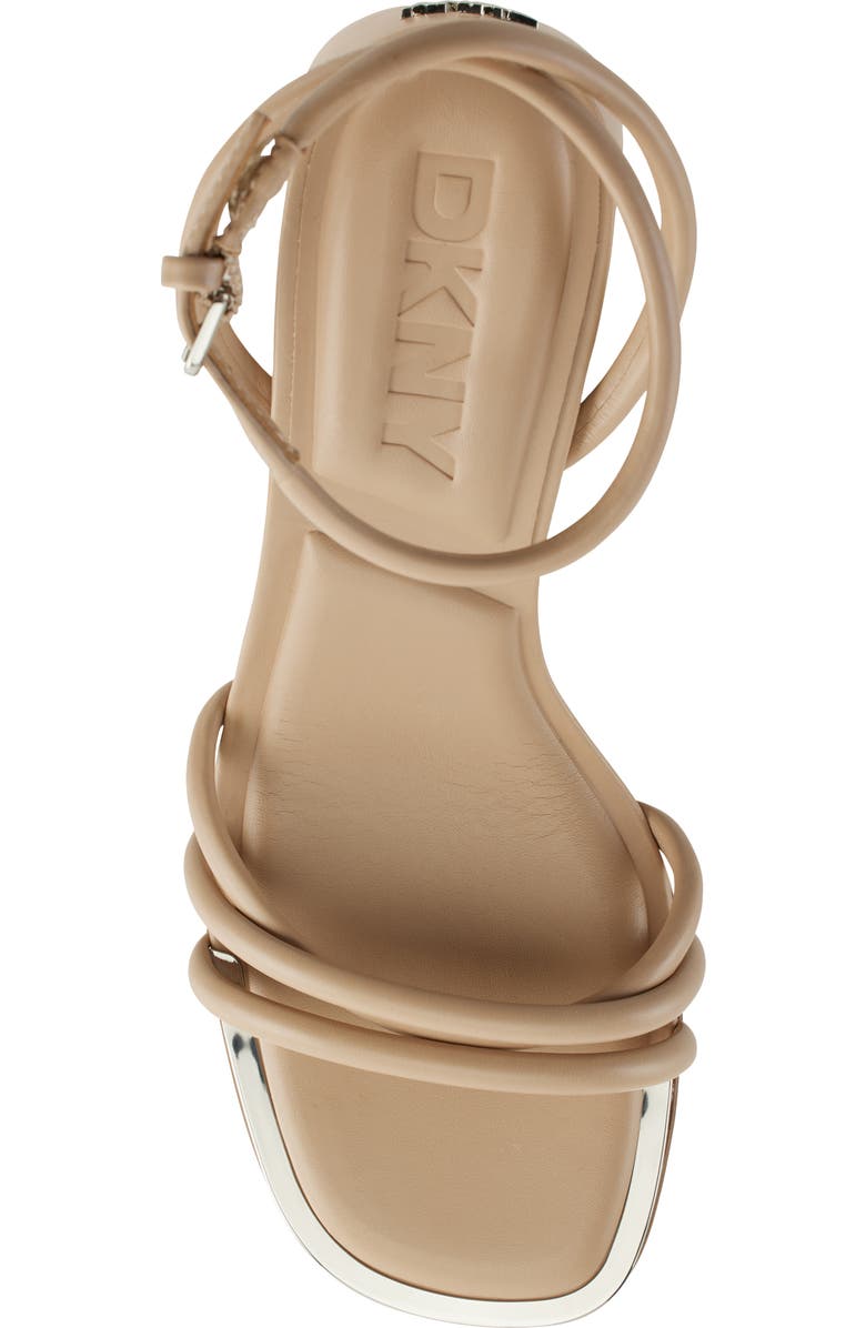 DKNY Trixie Ankle Strap Sandal, Alternate, color, Beige