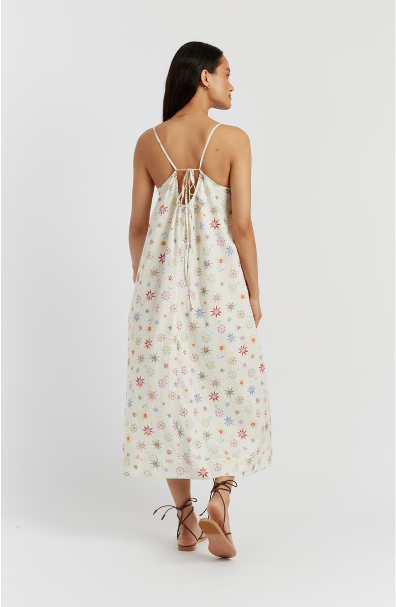 Chinti & Parker Linen-Cotton Etoile Sundress, Alternate, color,