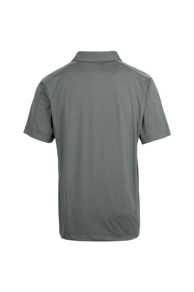 Men's Cutter & Buck Steel Seattle Seahawks Prospect Textured Stretch Polo, Alternate, color, Steel