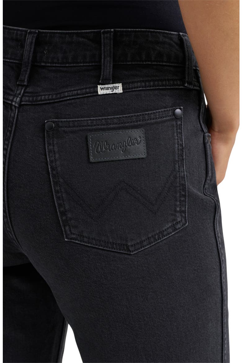 High Waist Kick Flare Jeans, Alternate, color, OUTLAW BLACK