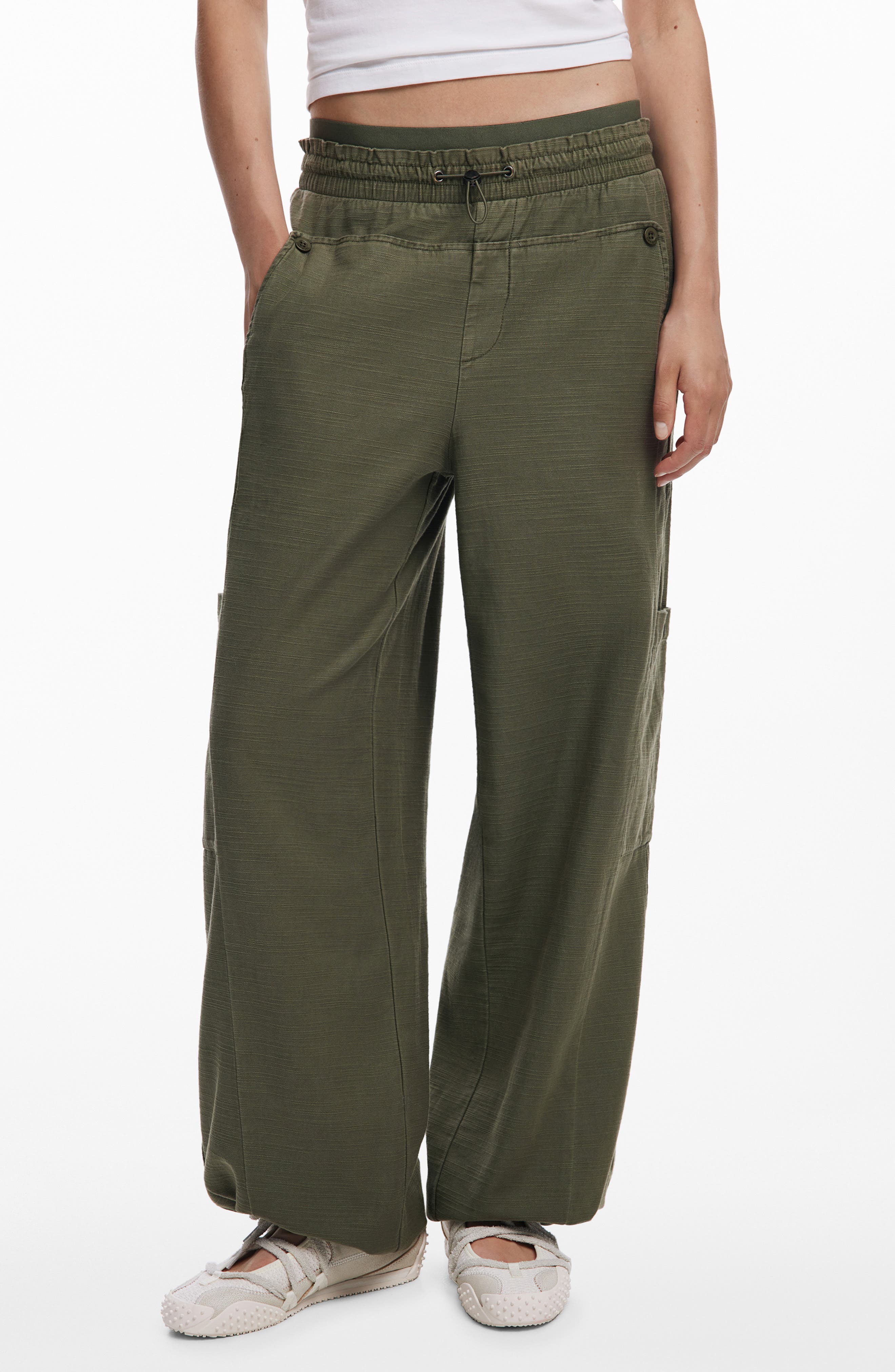 Cotton Toggle Joggers
