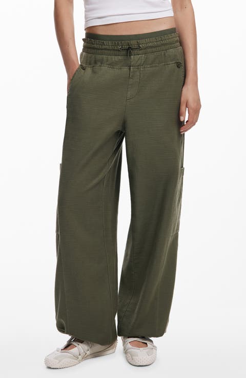 Cotton Toggle Joggers