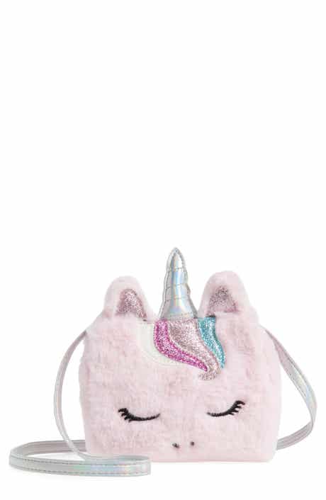 Capelli New York Kids' Faux Fur Unicorn Bag