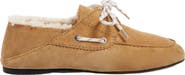SANDRO Shearling boat shoes