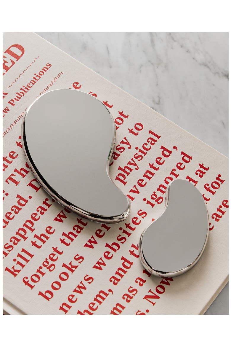 Tears of Joy Set of 2 Glass Art Pieces, Alternate, color, SILVER
