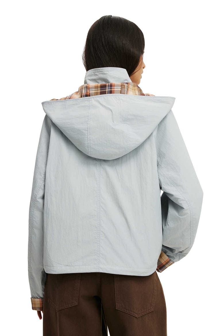 Women's Hale Hooded Spray Jacket, Alternate, color, Dusty Blue