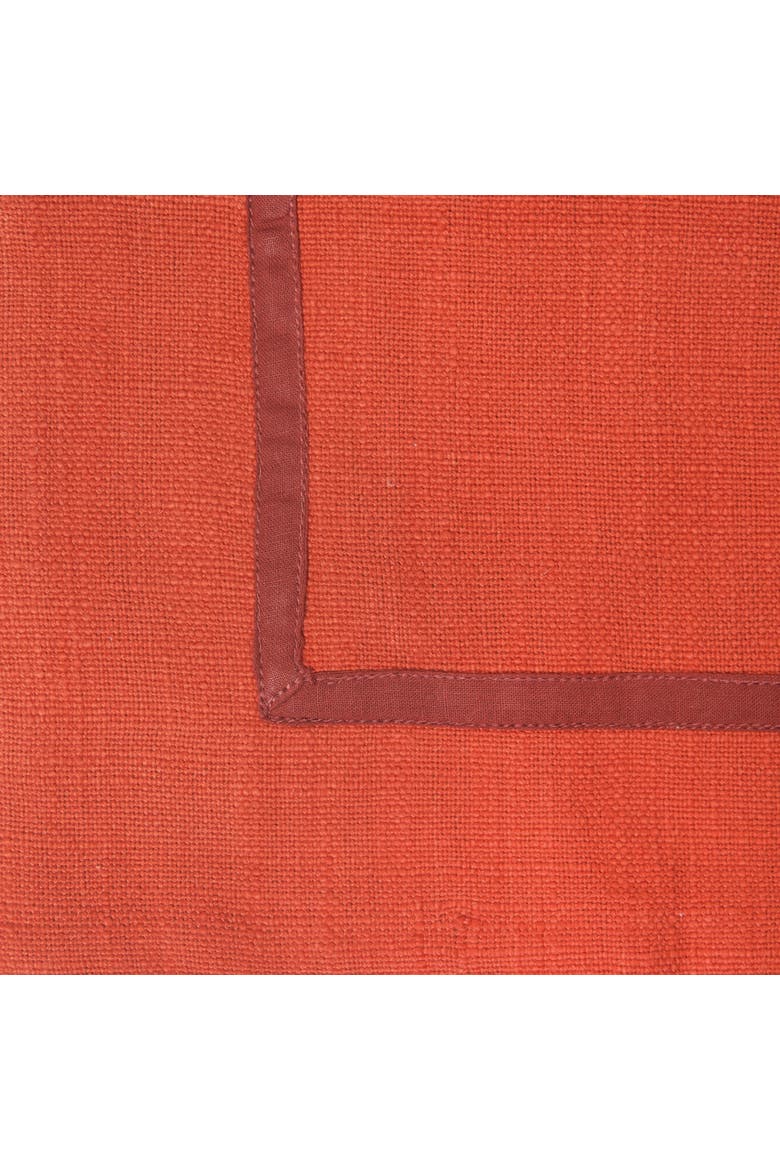 Flange Pillow, Alternate, color, Orange