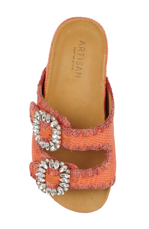 Zigi Artisan Rad Platform Sandal In Orange