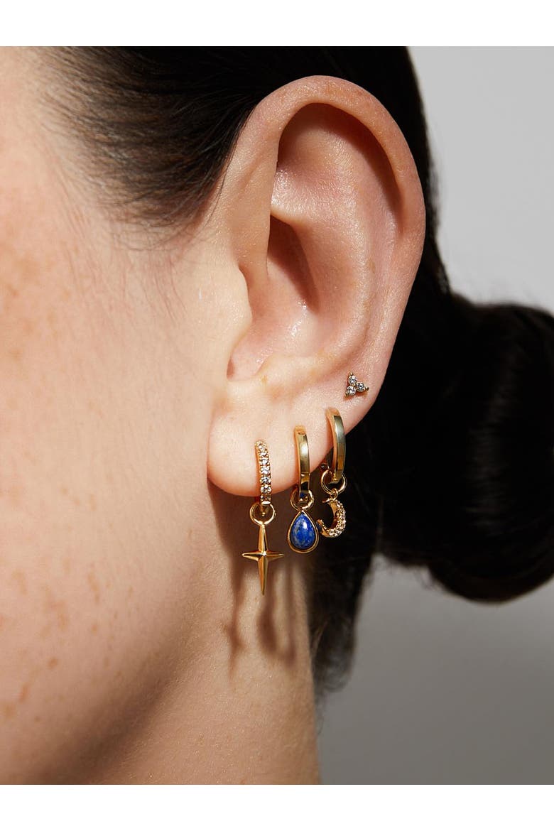 Gold Huggie Hoop Earrings - Huggie Hoops, Alternate, color, Gold