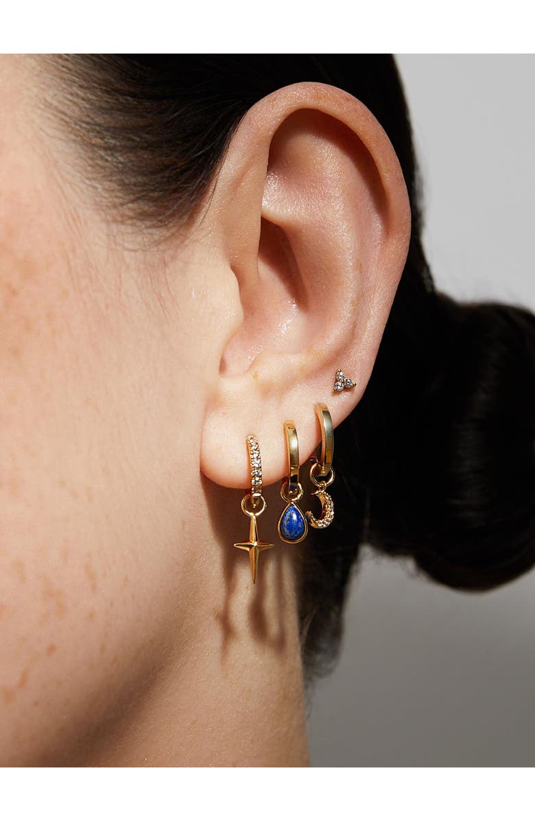 Ana Luisa Gold Huggie Hoop Earrings - Huggie Hoops, Alternate, color, Gold