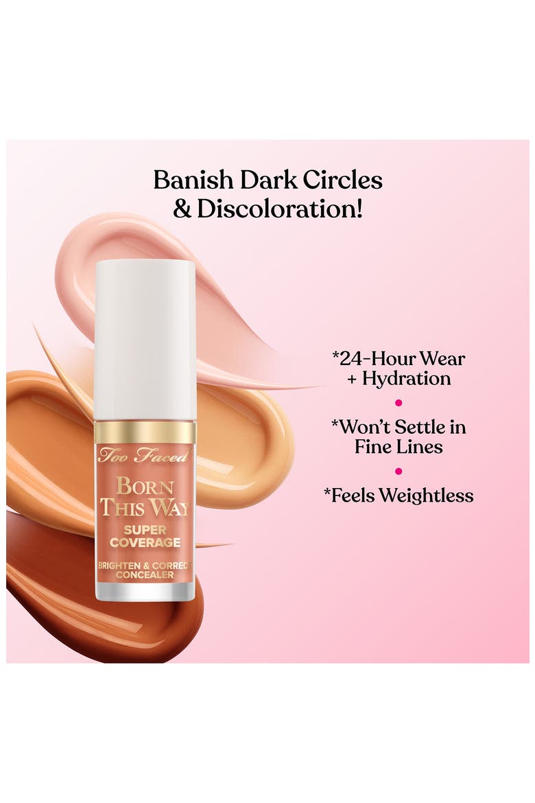 Born This Way Super Coverage Brighten & Correct Concealer, Alternate, color, COOL PEACH