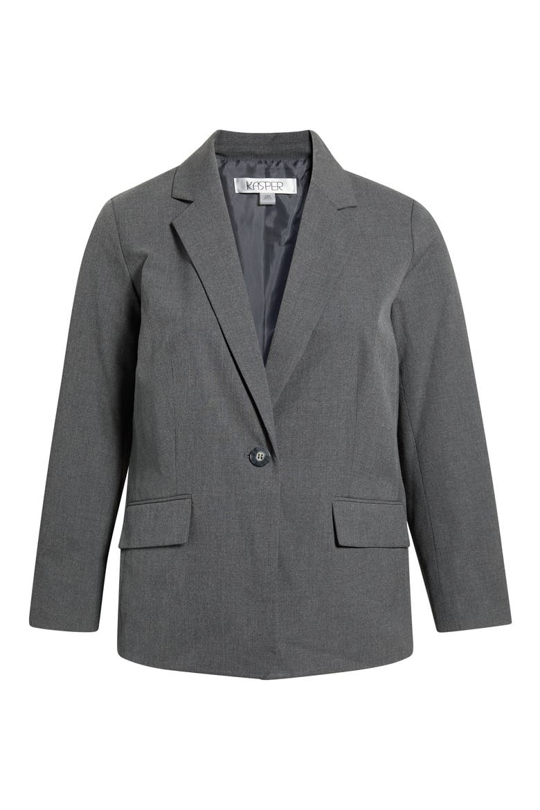 One-Button Jacket, Main, color, MODERN CHARCOAL