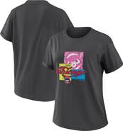 WEAR by Erin Andrews Women's WEAR by Erin Andrews Charcoal Chicago Cubs Domestic Box Color Boyfriend T-Shirt